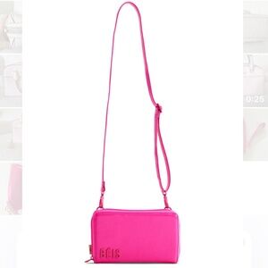 Beis Travel Wallet  in Barbie™ Pink